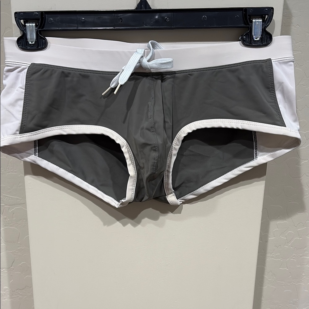 Men's Gray Swim Trunks